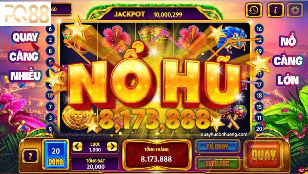 Nổ Hũ Xèng Tại PQ88 – Trải Nghiệm Giải Trí Đỉnh Cao Cho Người Chơi