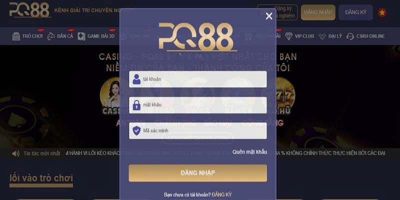 Giao Diện Thông Minh, Trải Nghiệm Tuyệt Vời Tại PQ88
